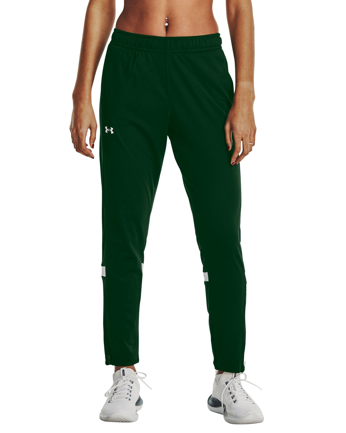 UA Knit Warm Up Team Women's Pants - Green