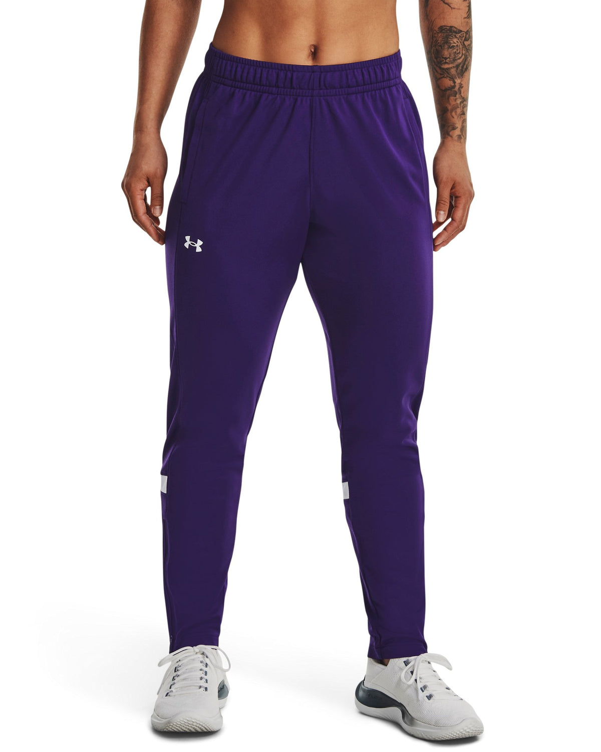 UA Knit Warm Up Team Women's Pants - Purple