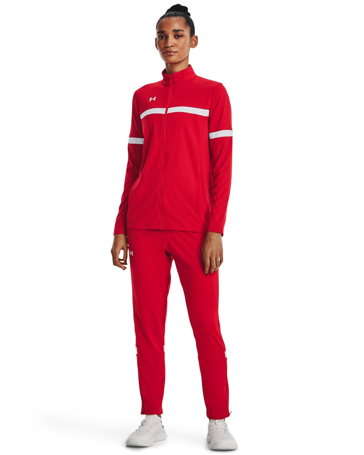 UA Knit Warm Up Team Women's Pants - Red