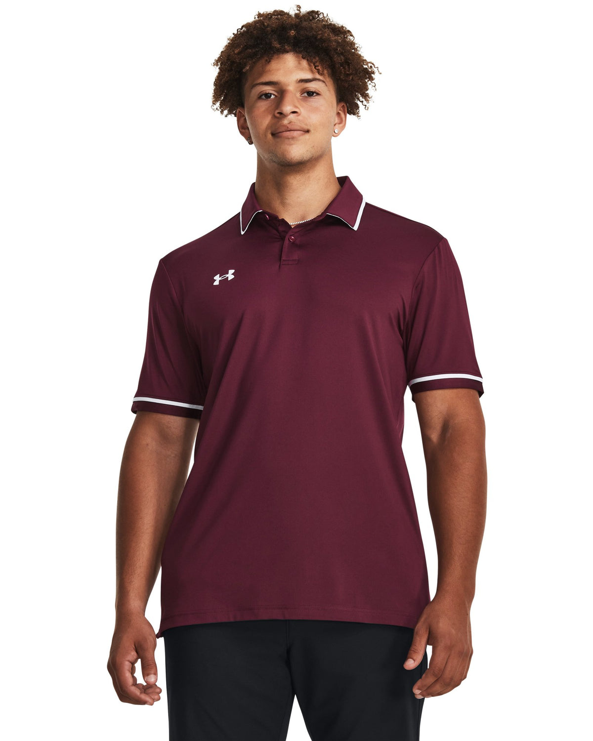 UA Team Tipped Men's Polo - Red