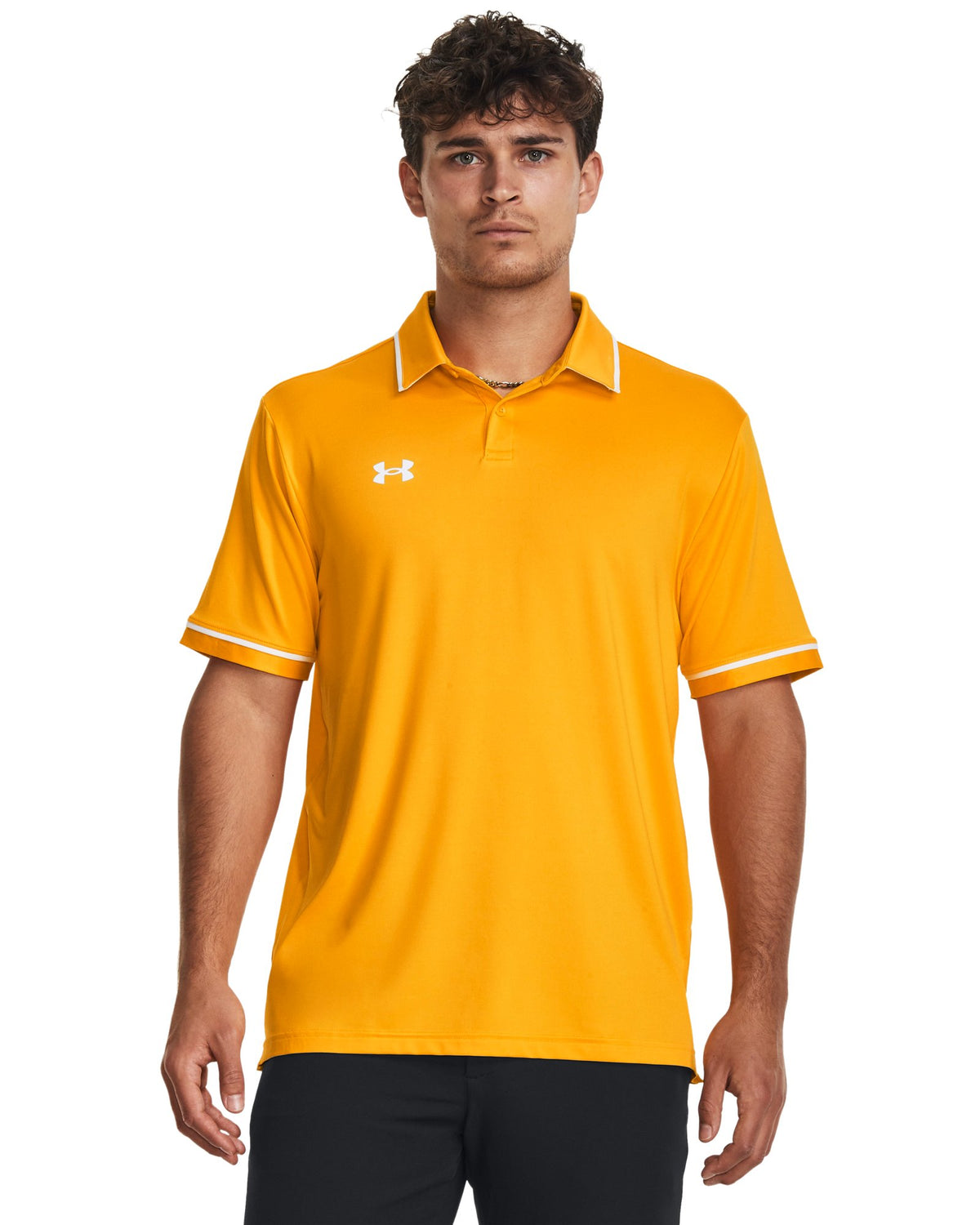 UA Team Tipped Men's Polo - Yellow