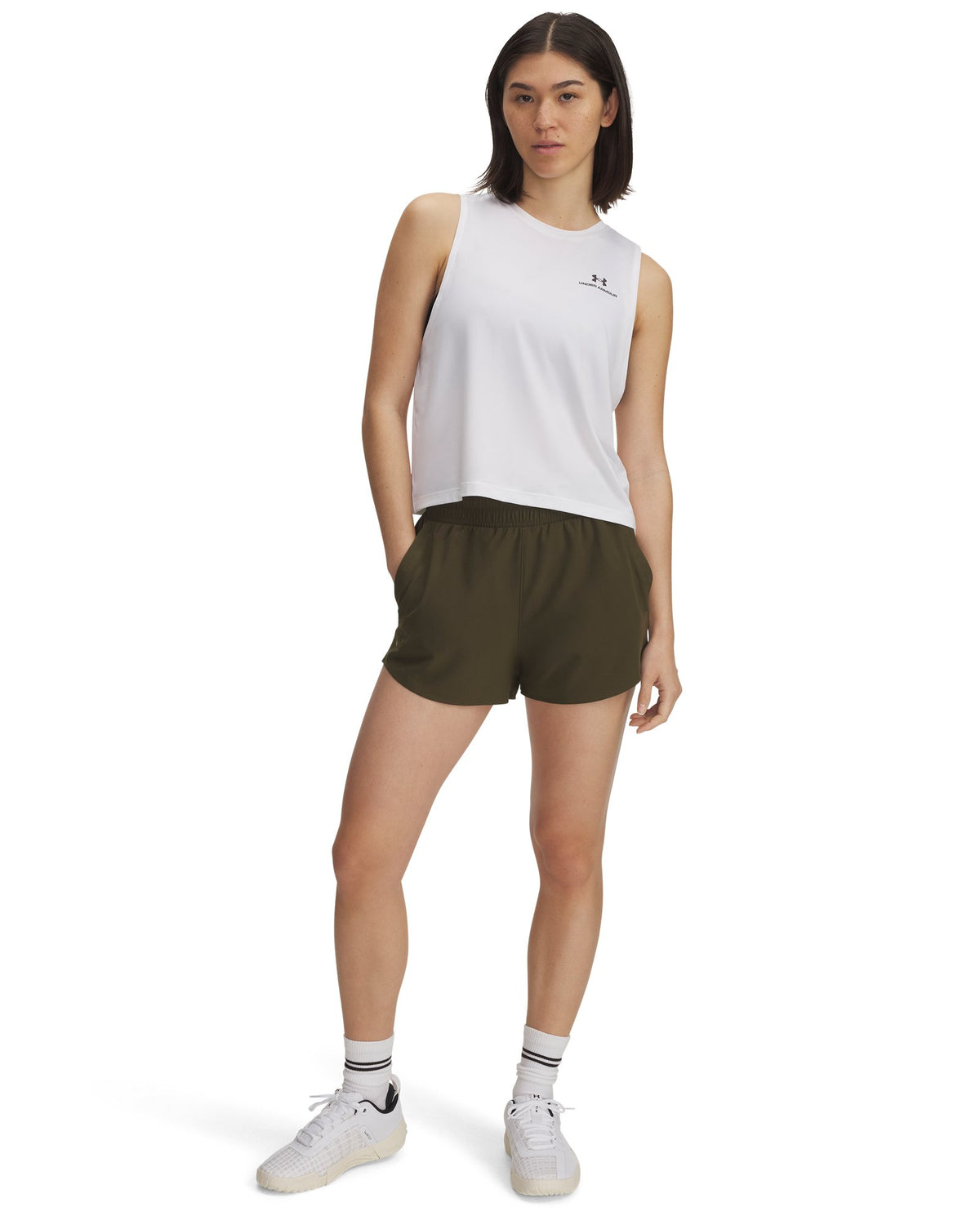 UA Vanish Women's 3" Shorts - White