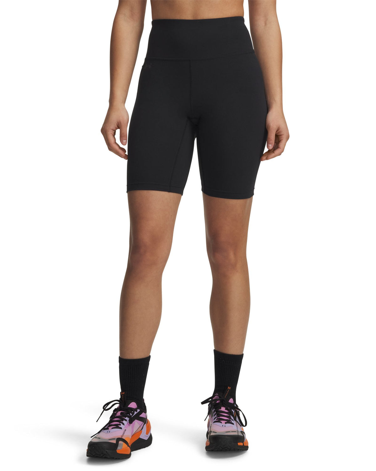 UA Motion Women's 8" Bike Shorts - Black