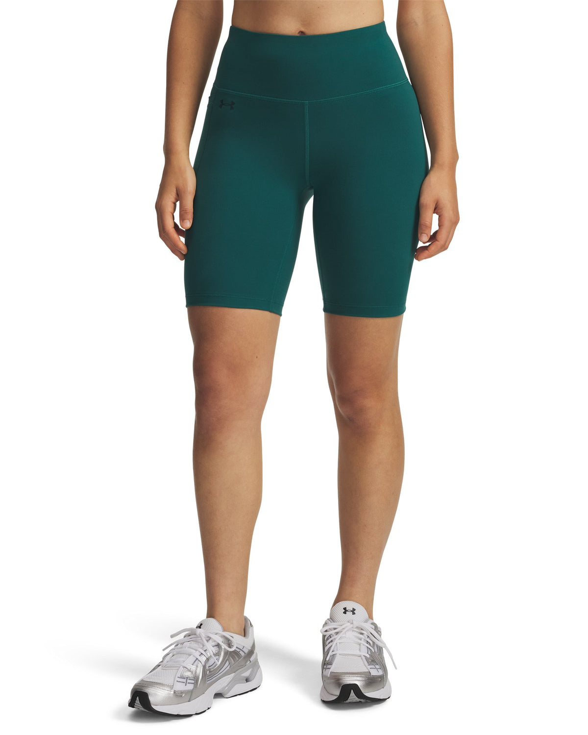 UA Motion Women's 8" Bike Shorts - Green