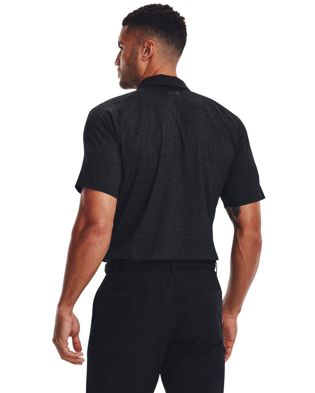 UA Iso-Chill Heather Men's Polo - Black