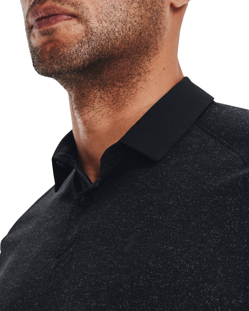 UA Iso-Chill Heather Men's Polo - Black