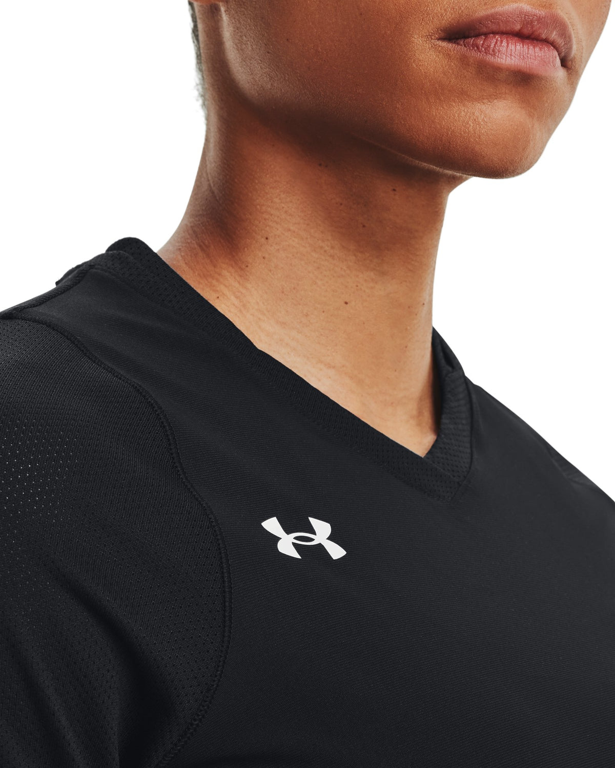 UA Powerhouse 2.0 Women's Volleyball Short Sleeve Jersey - Black