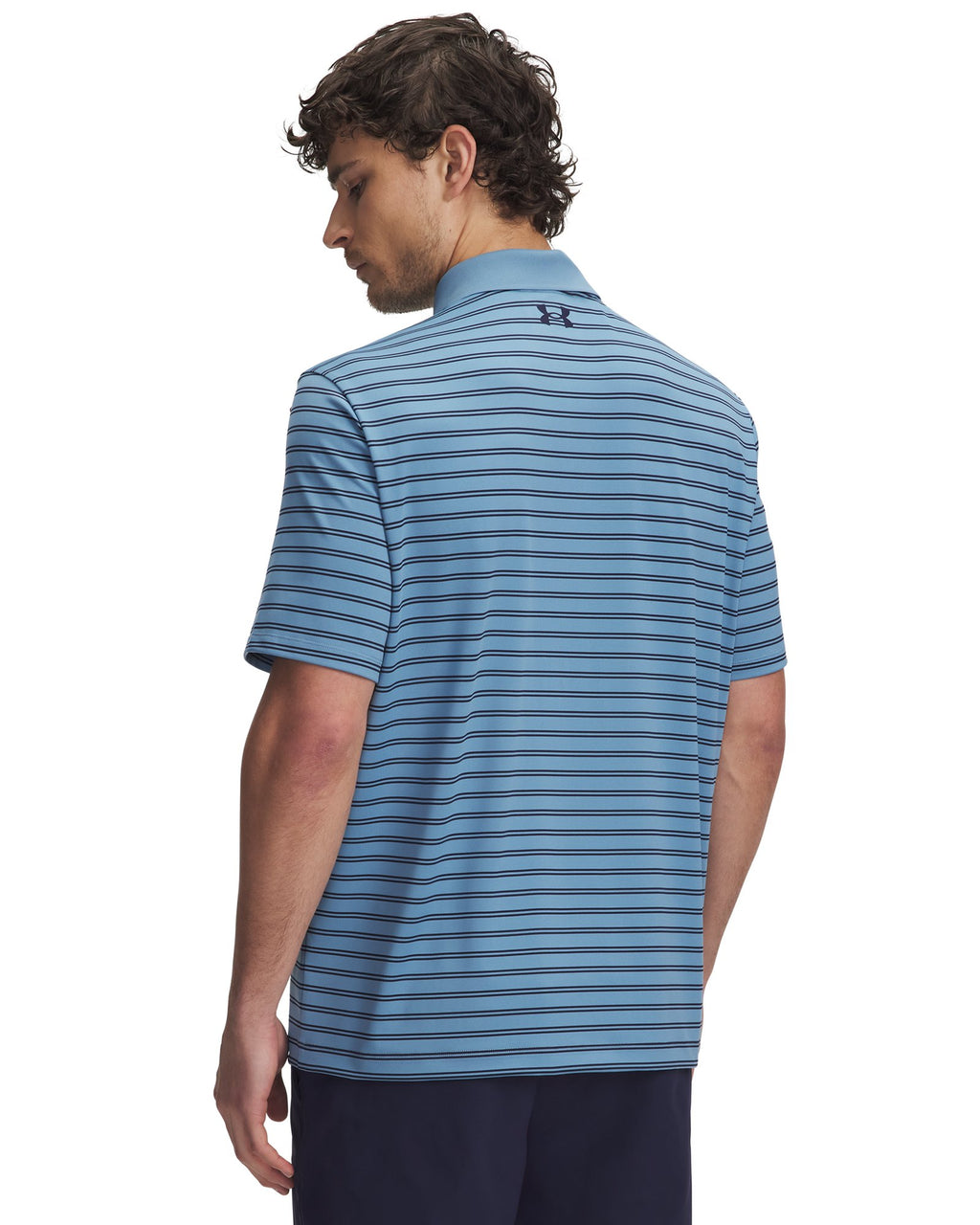UA Matchplay Stripe Men's Polo - Blue