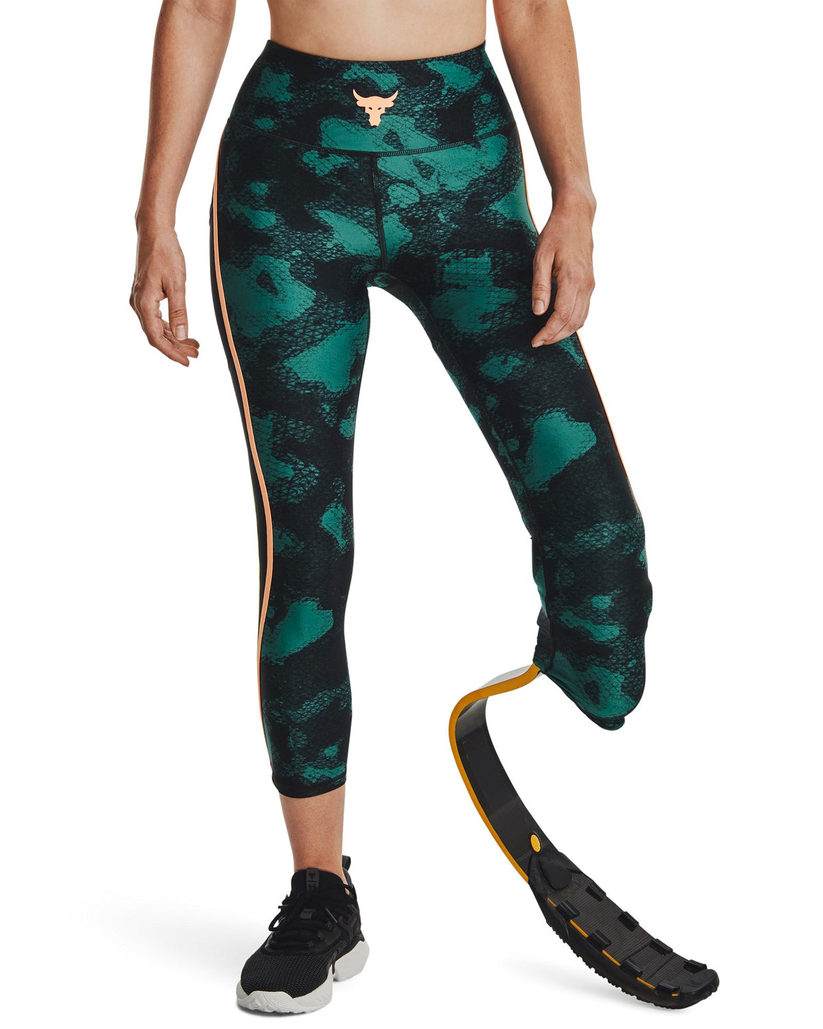 Project Rock HeatGear® Printed Women's Ankle Leggings - Green