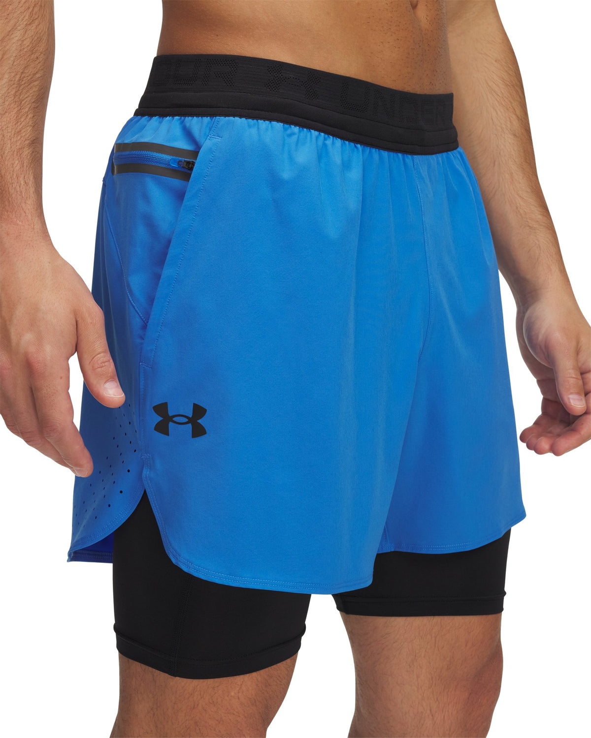 UA Vanish Elite Men's 2-in-1 Shorts - Blue