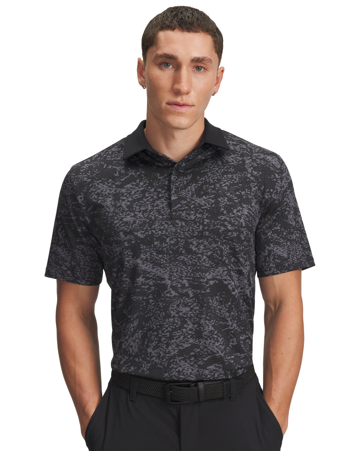 UA Playoff 3.0 Printed Men's Polo - Black