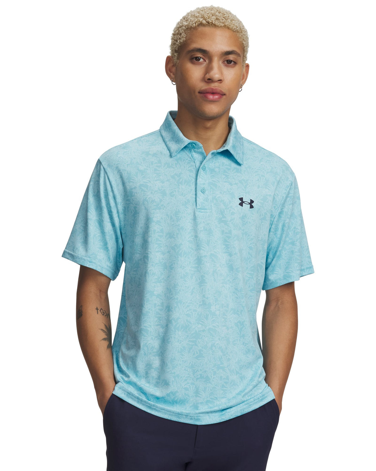 UA Playoff 3.0 Printed Men's Polo - Black