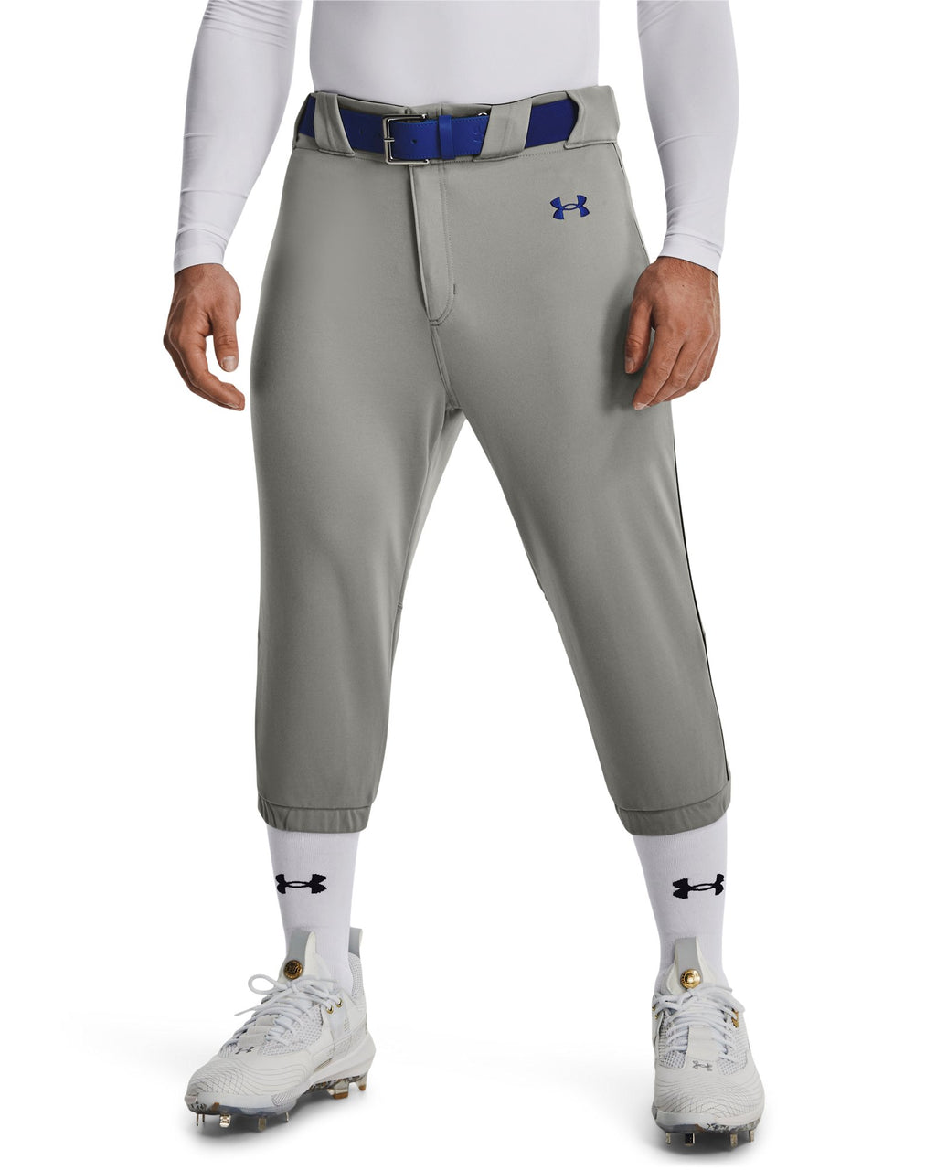 UA Utility Pro Piped Men's Knicker Baseball Pants - Gray