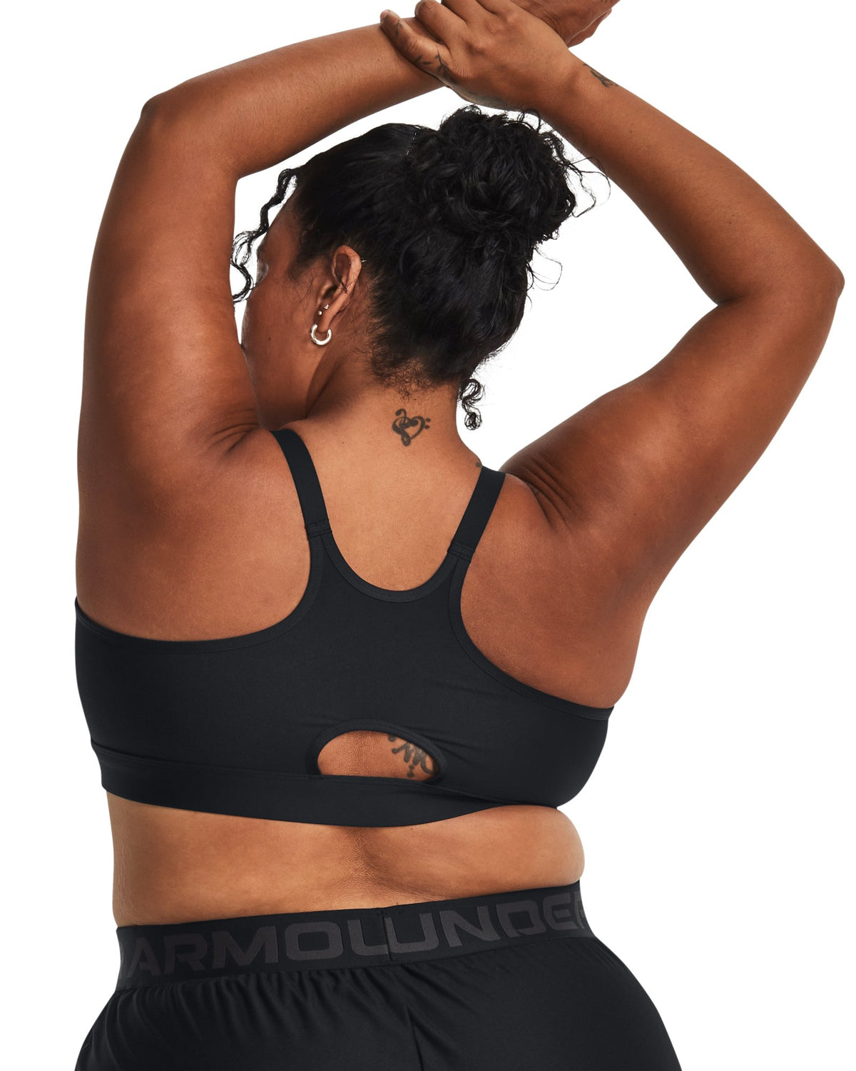 Women's UA Continuum Low Sports Bra null - Black