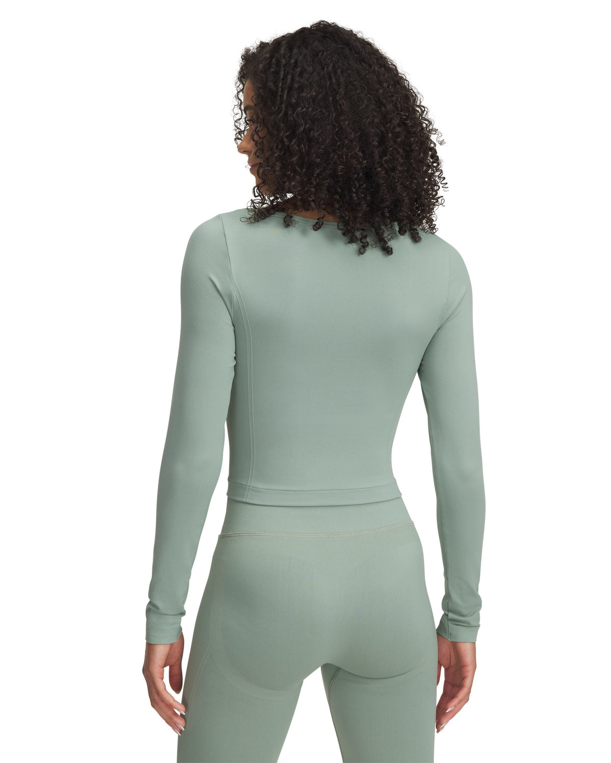 UA Train Seamless Women's Long Sleeve - Green