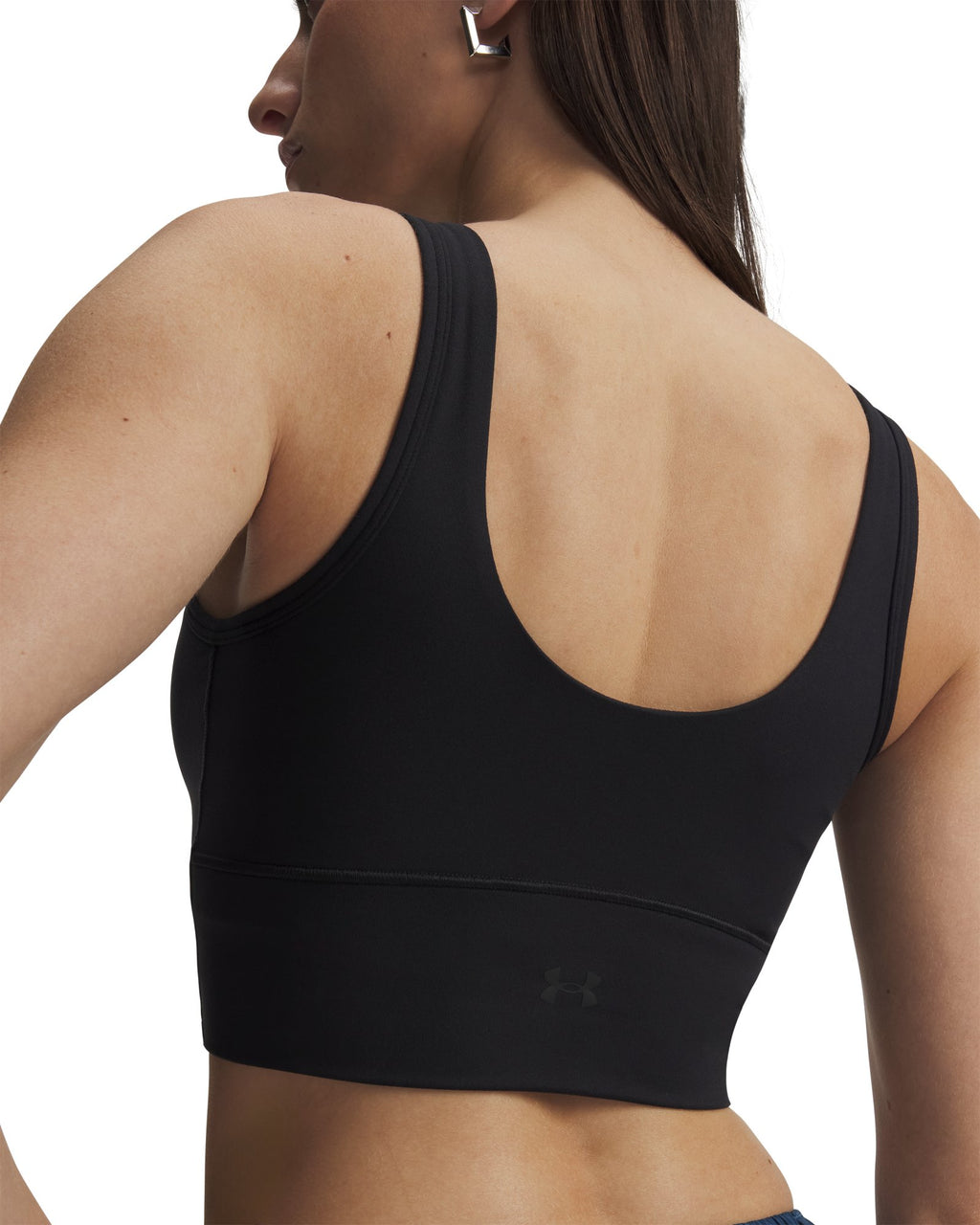 UA Meridian Fitted Women's Crop Tank - Black