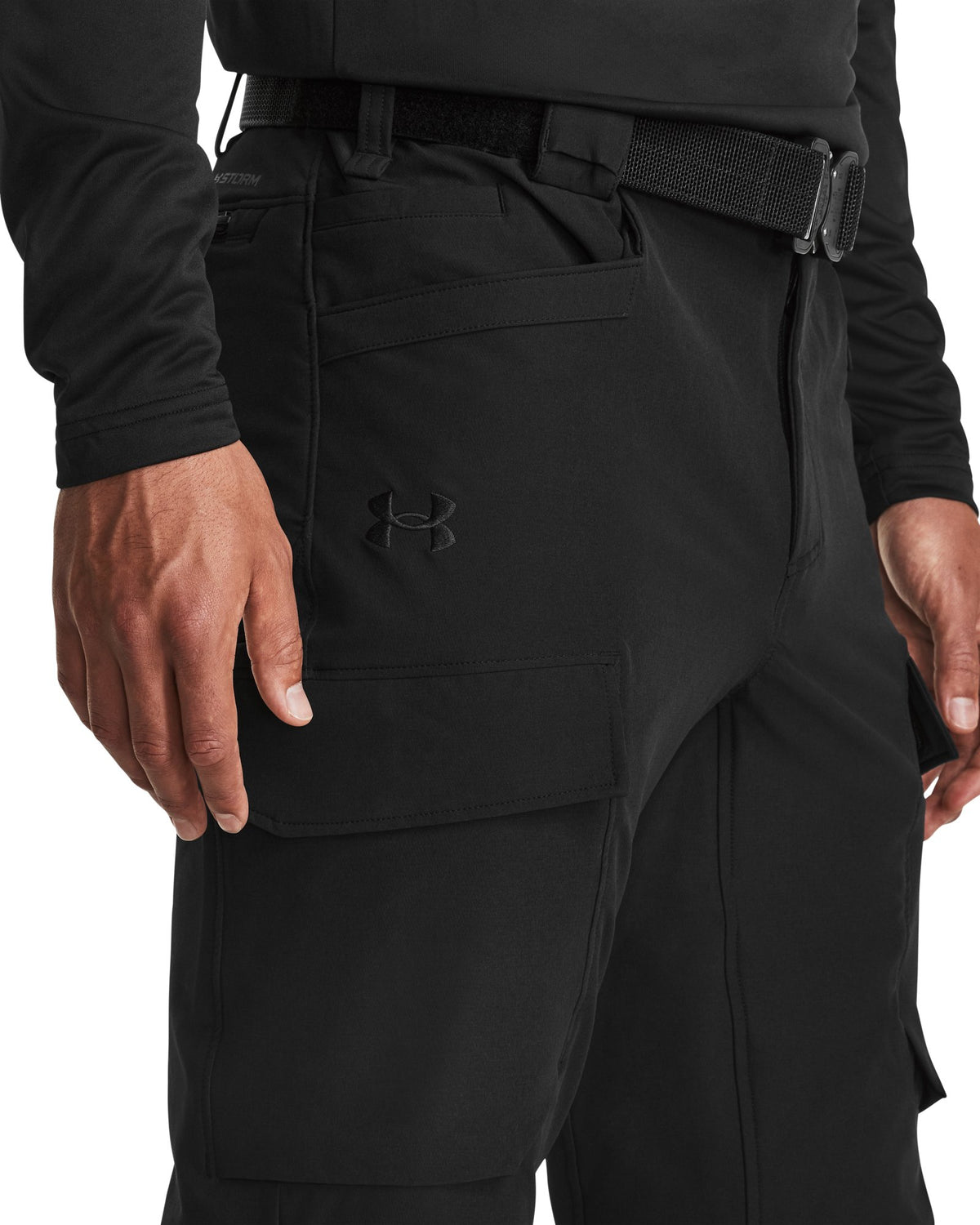 UA Alpha Men's Cargo Pants - Black