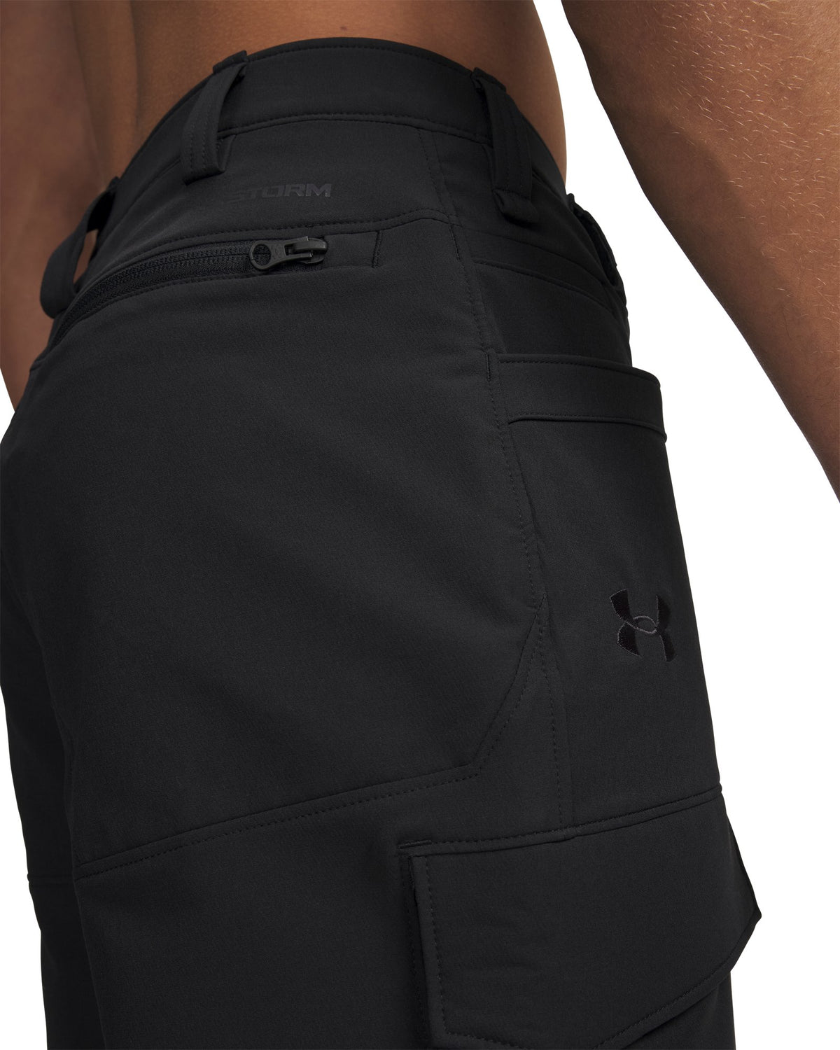 UA Alpha Men's Cargo Pants - Black