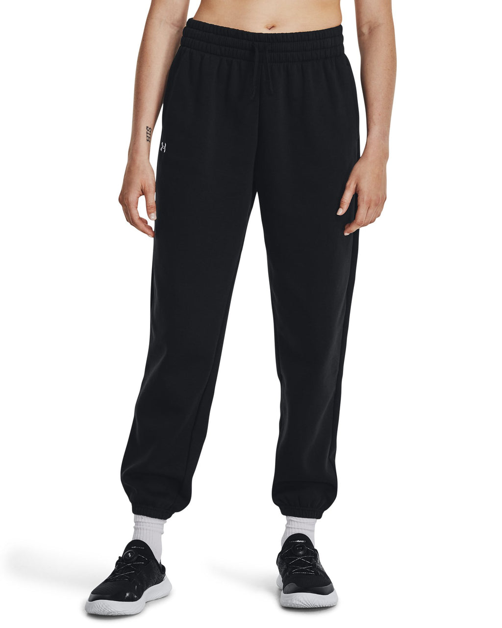 UA Rival Fleece Women's Oversized Joggers - Black