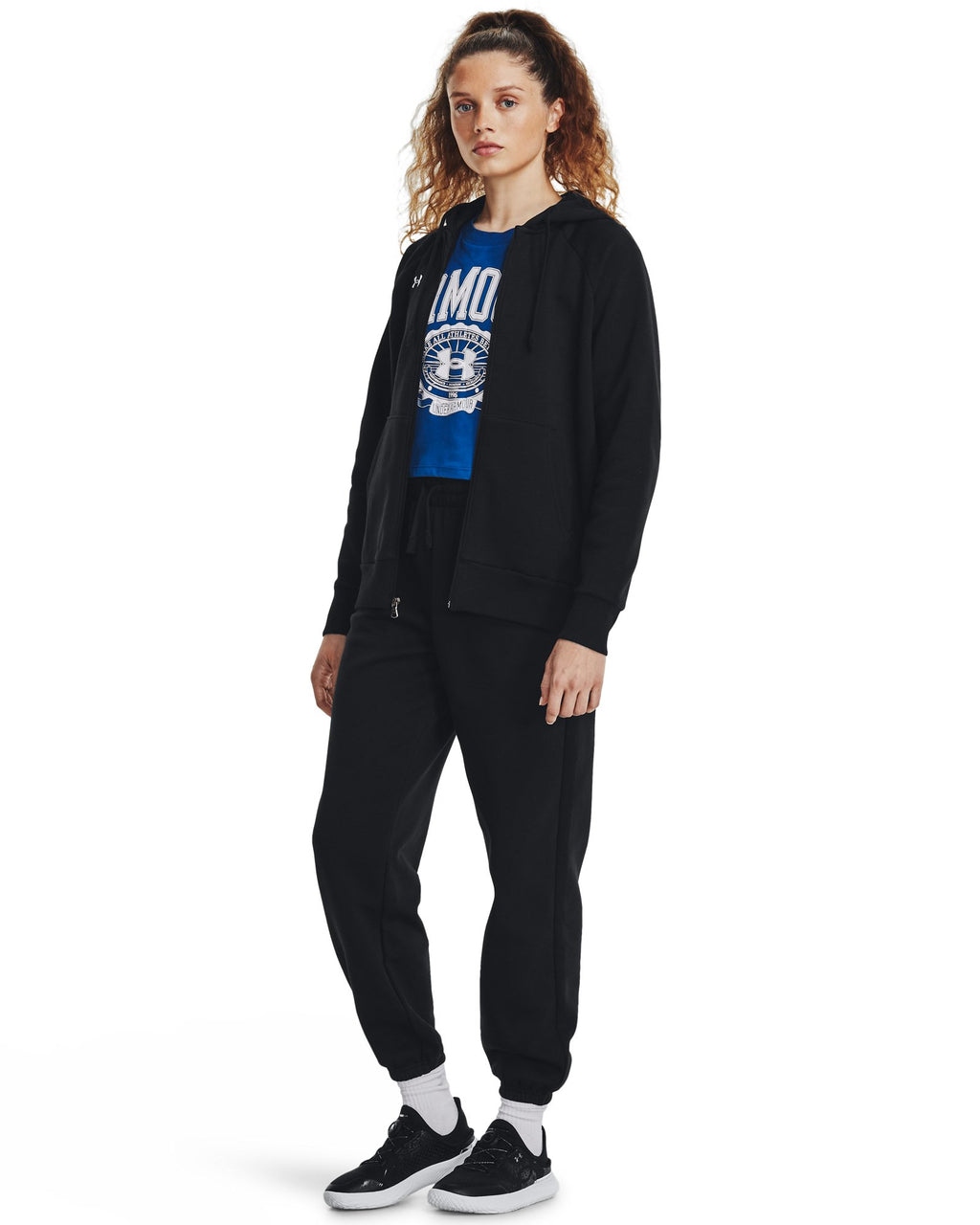 UA Rival Fleece Women's Oversized Joggers - Black