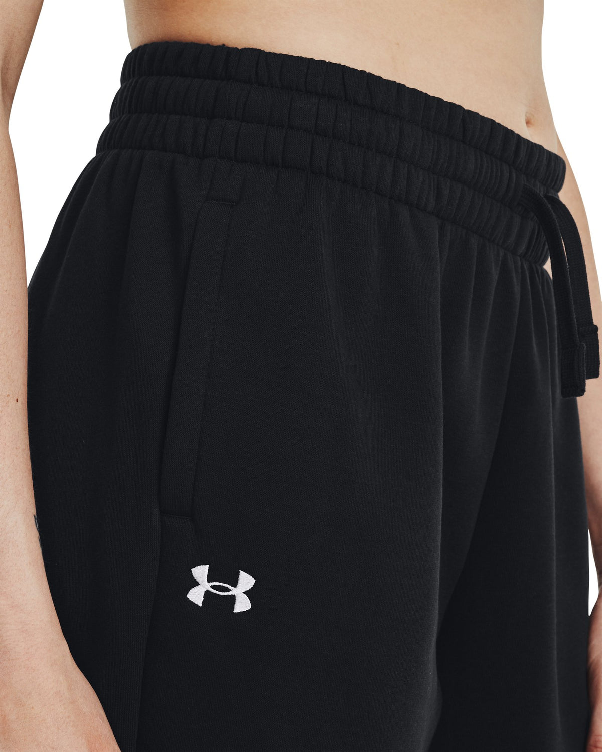 UA Rival Fleece Women's Oversized Joggers - Black
