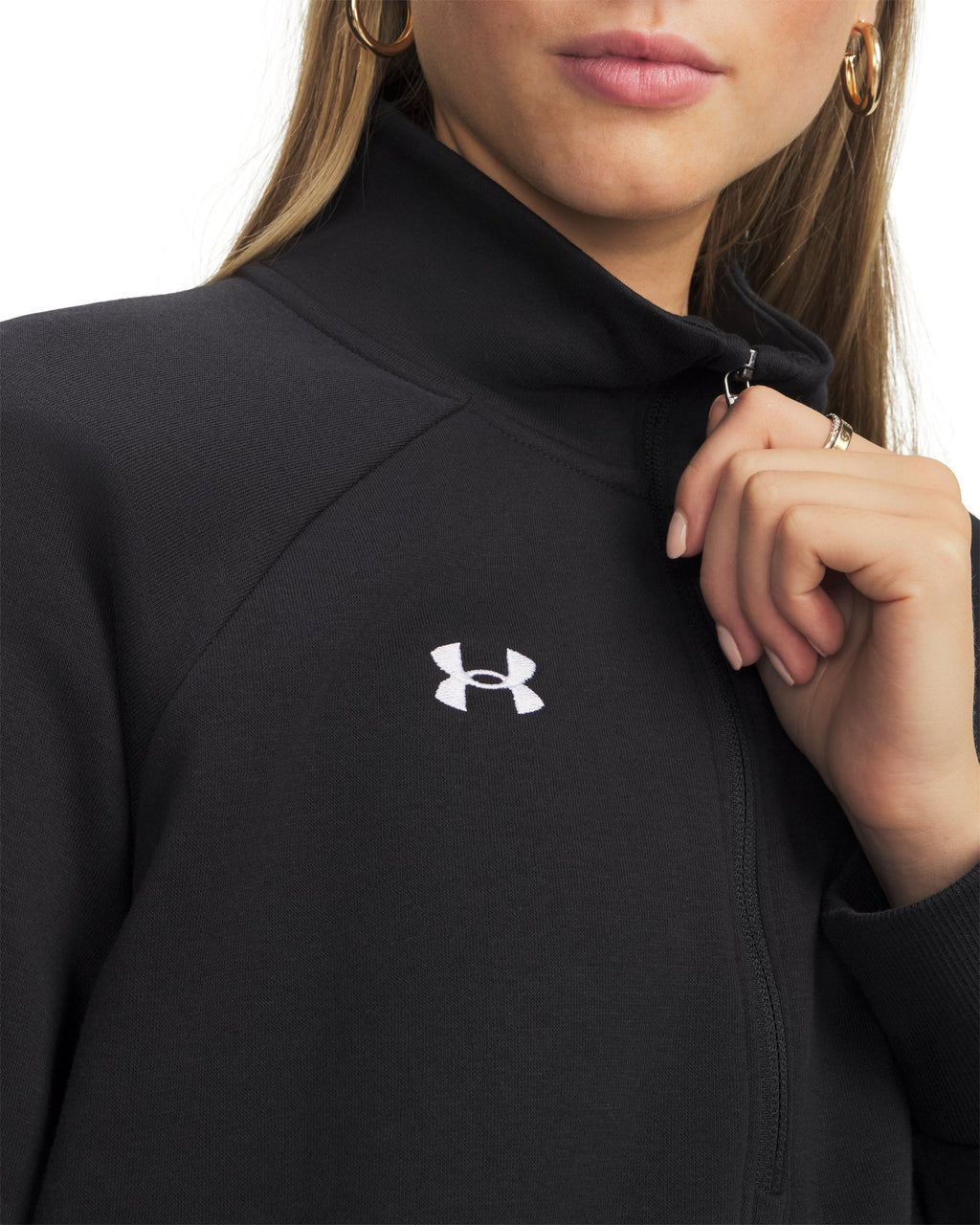 UA Rival Fleece Women's ½ Zip - Black