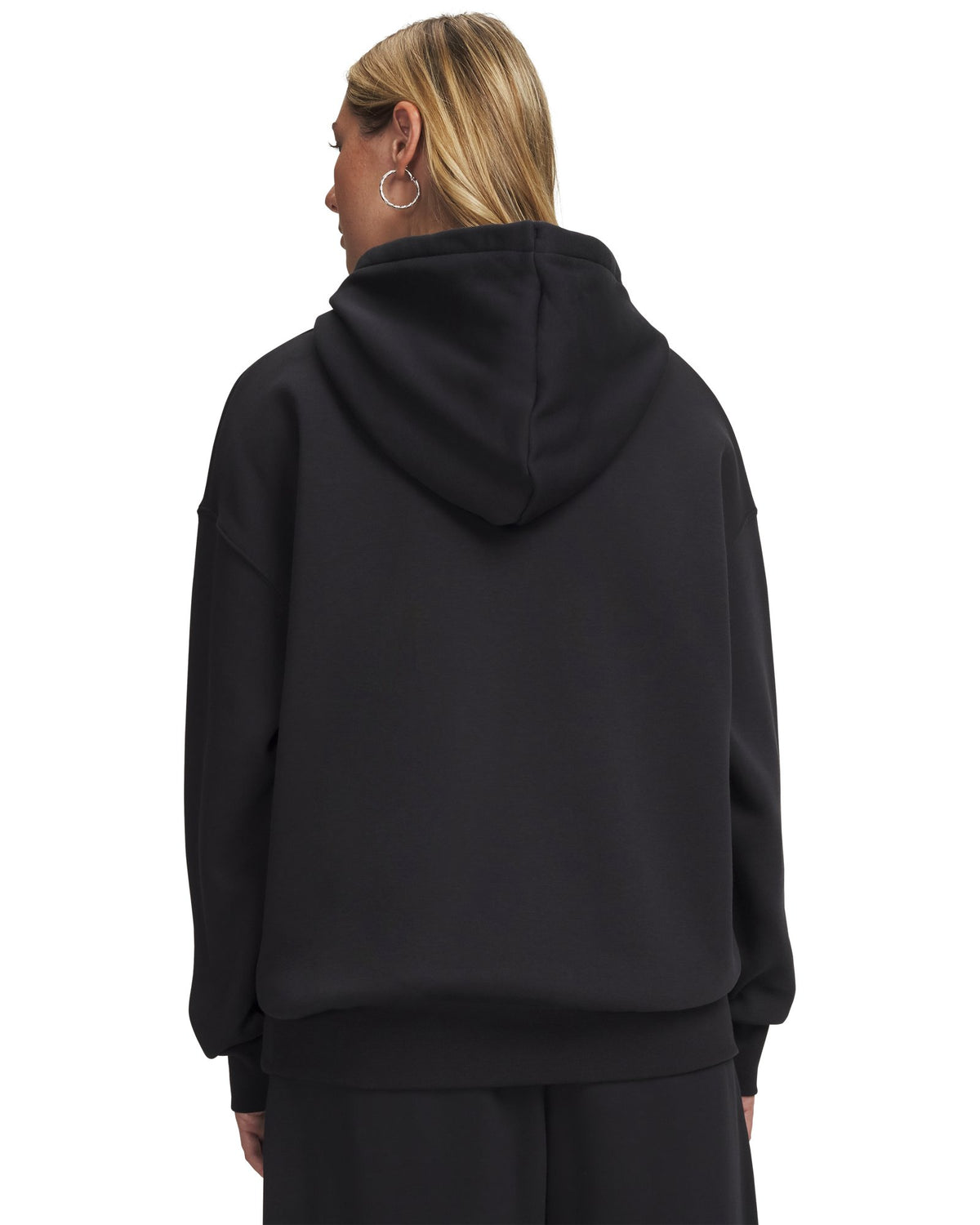 UA Icon Fleece Women's Oversized Hoodie - Black