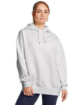 UA Icon Fleece Women's Oversized Hoodie - Gray