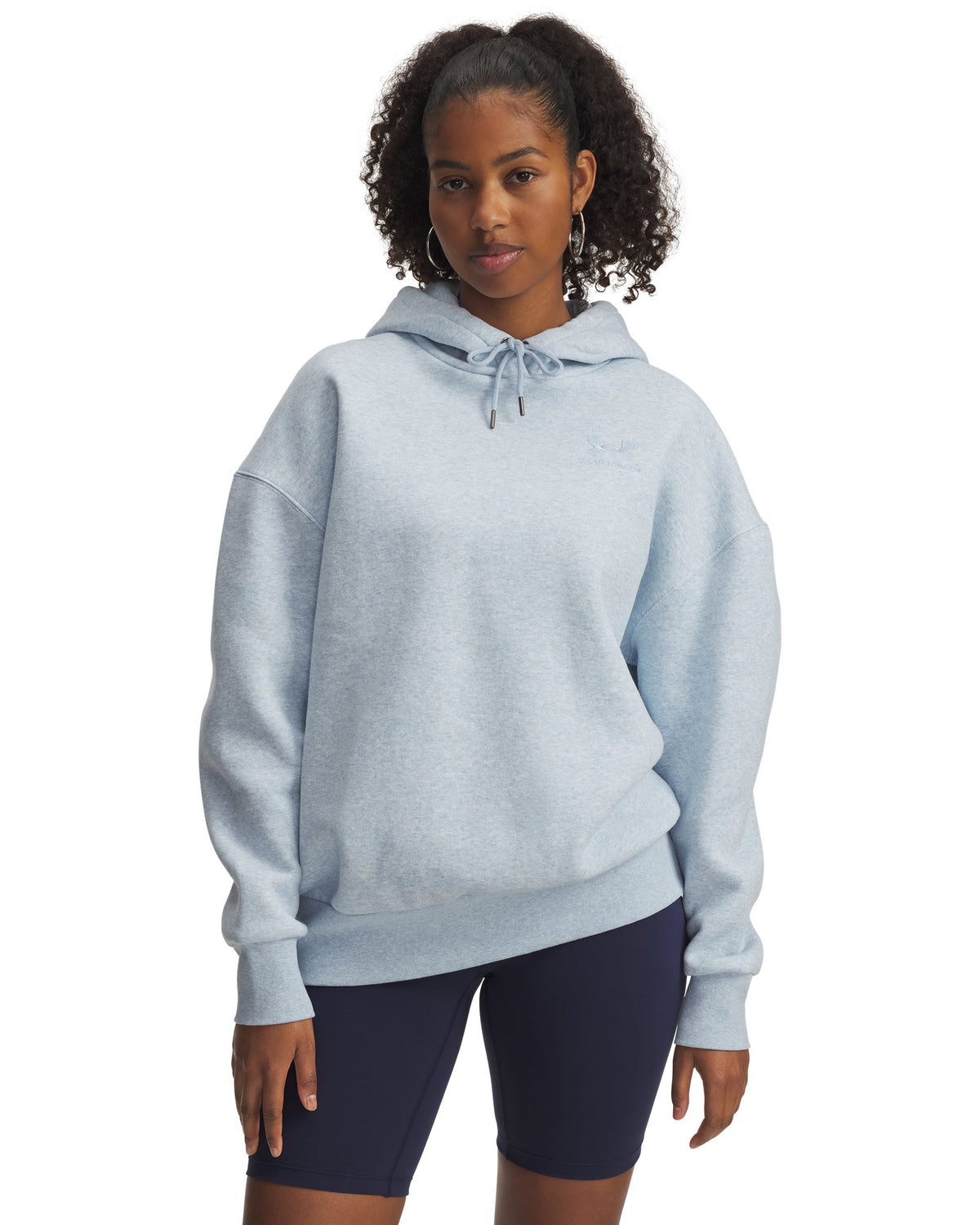 UA Icon Fleece Women's Oversized Hoodie - Blue