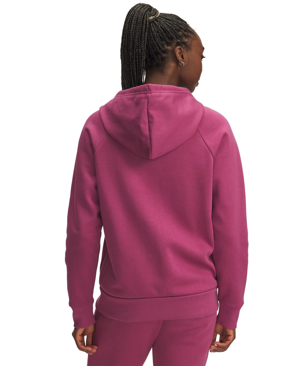 UA Rival Fleece Women's Full-Zip Hoodie - Pink
