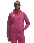 UA Rival Fleece Women's Full-Zip Hoodie - Pink