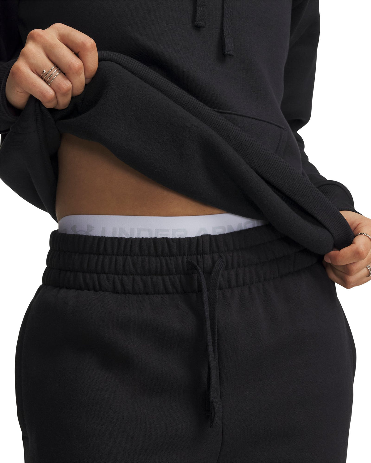 UA Rival Fleece Women's Hoodie - Black