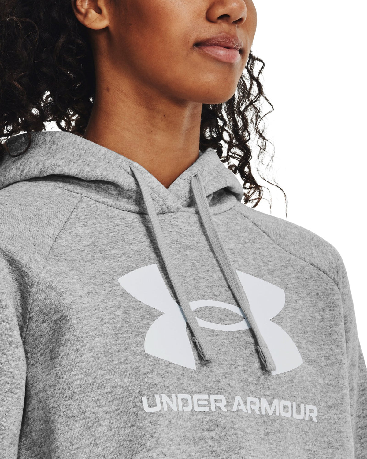 UA Rival Fleece Big Logo Women's Hoodie - Gray