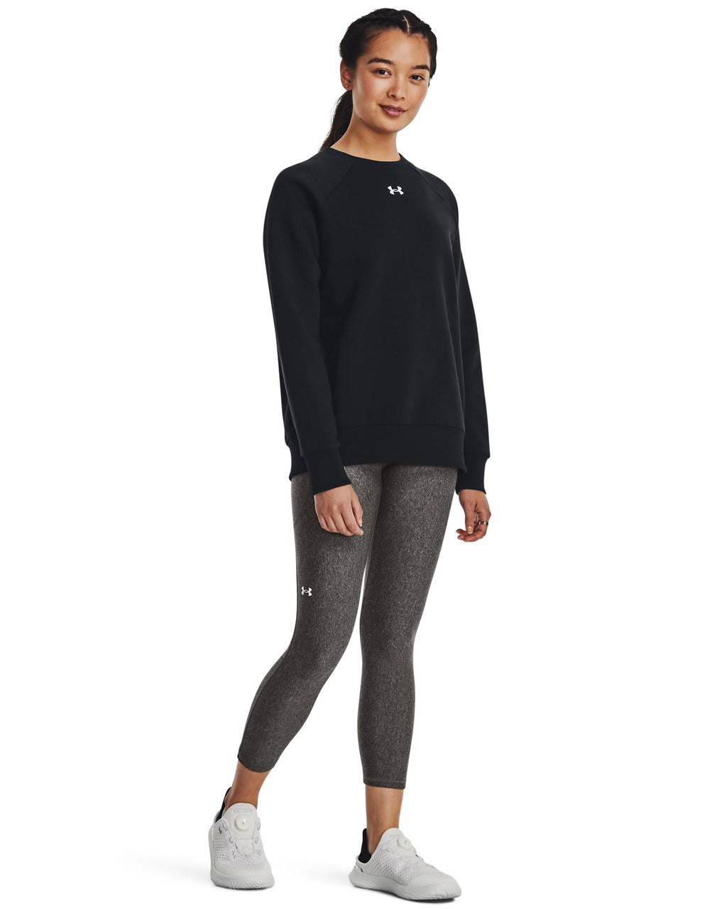 UA Rival Fleece Women's Crew - Black