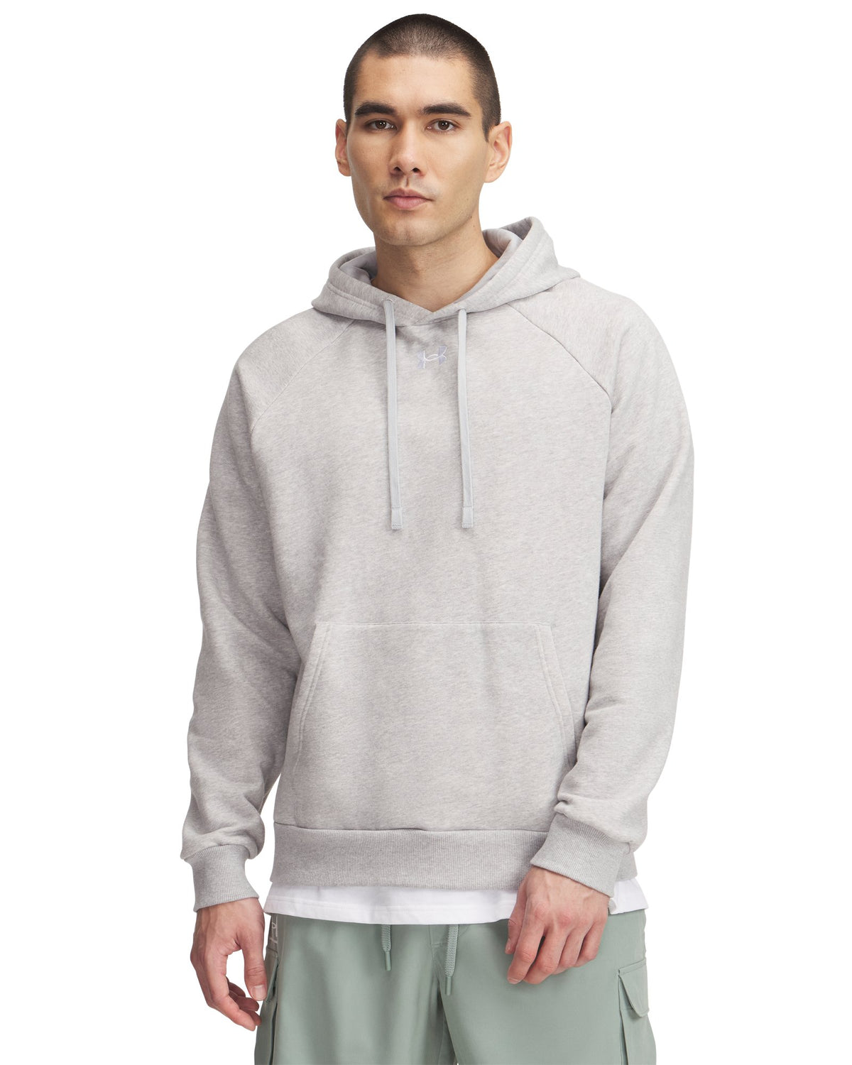 UA Rival Fleece Men's Hoodie - Gray