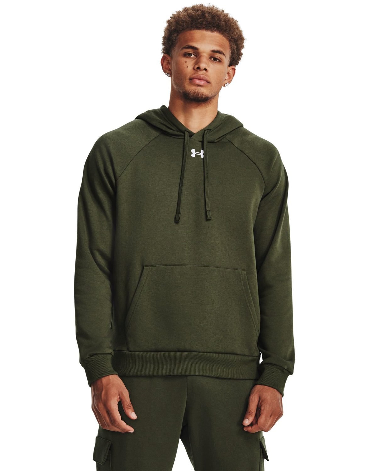 UA Rival Fleece Men's Hoodie - Green
