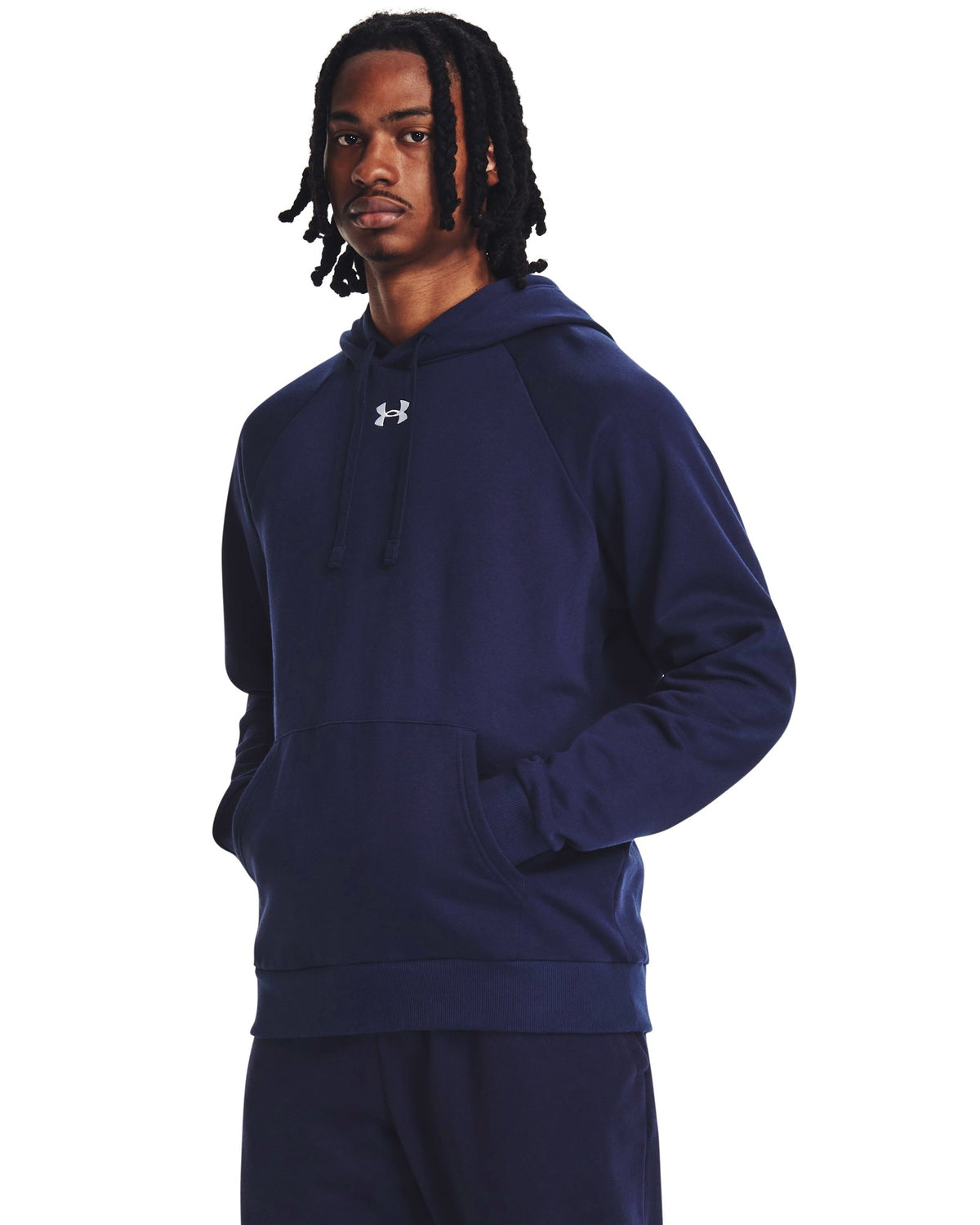 UA Rival Fleece Men's Hoodie - Blue