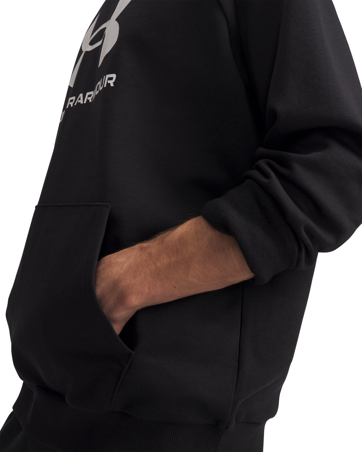UA Rival Fleece Men's Logo Hoodie - Black