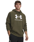 UA Rival Fleece Men's Logo Hoodie - Green