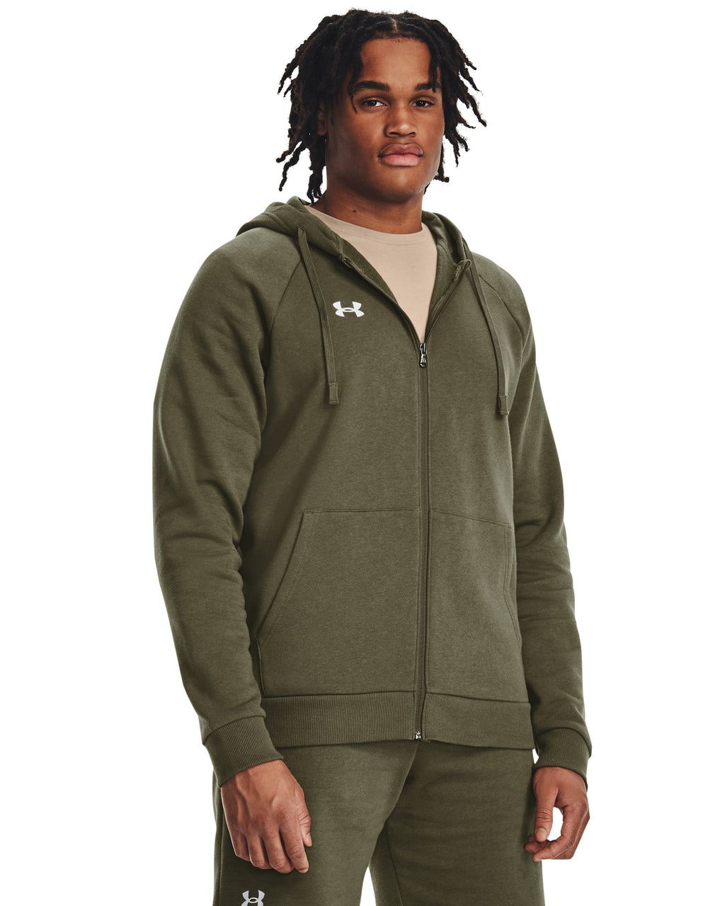 UA Rival Fleece Men's Full-Zip Hoodie - Blue