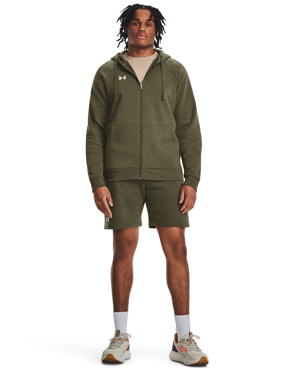 UA Rival Fleece Men's Full-Zip Hoodie - Blue