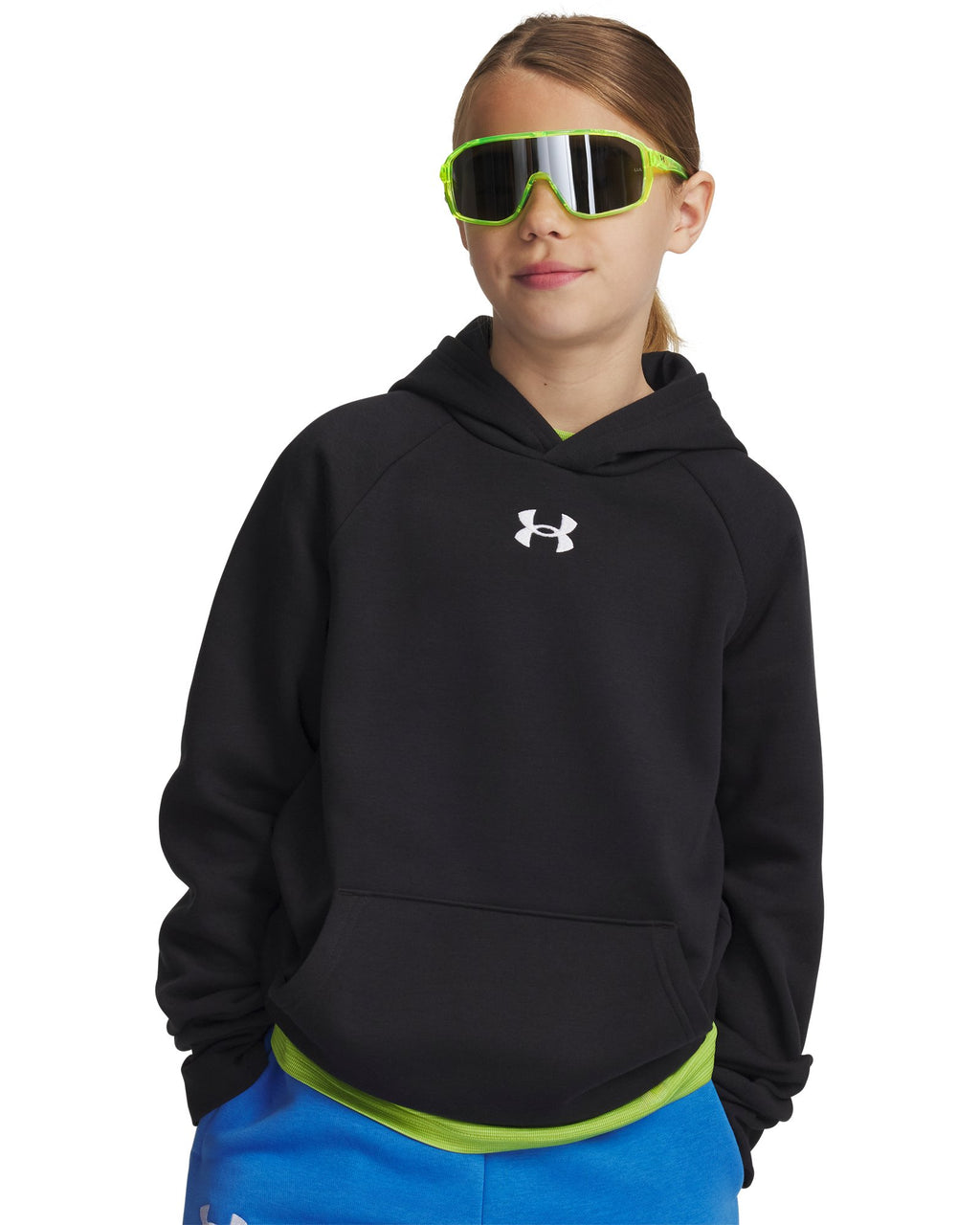 UA Rival Fleece Boys' Hoodie - Black