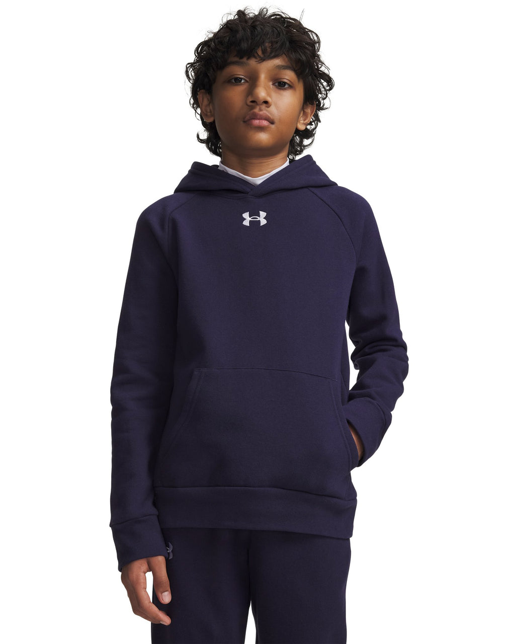 UA Rival Fleece Boys' Hoodie - Black