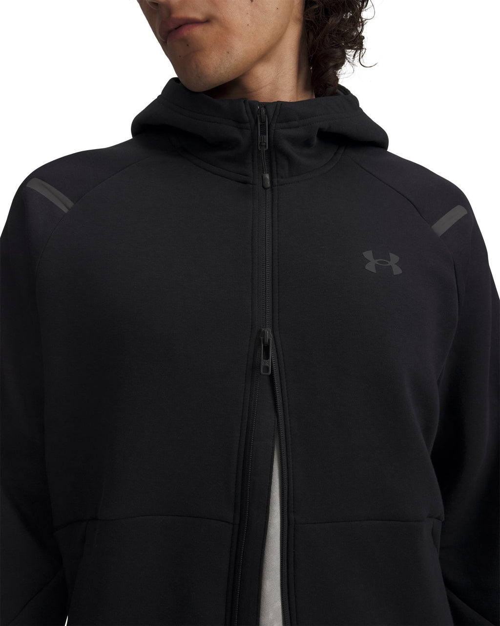 UA Unstoppable Fleece Men's Full-Zip - Black