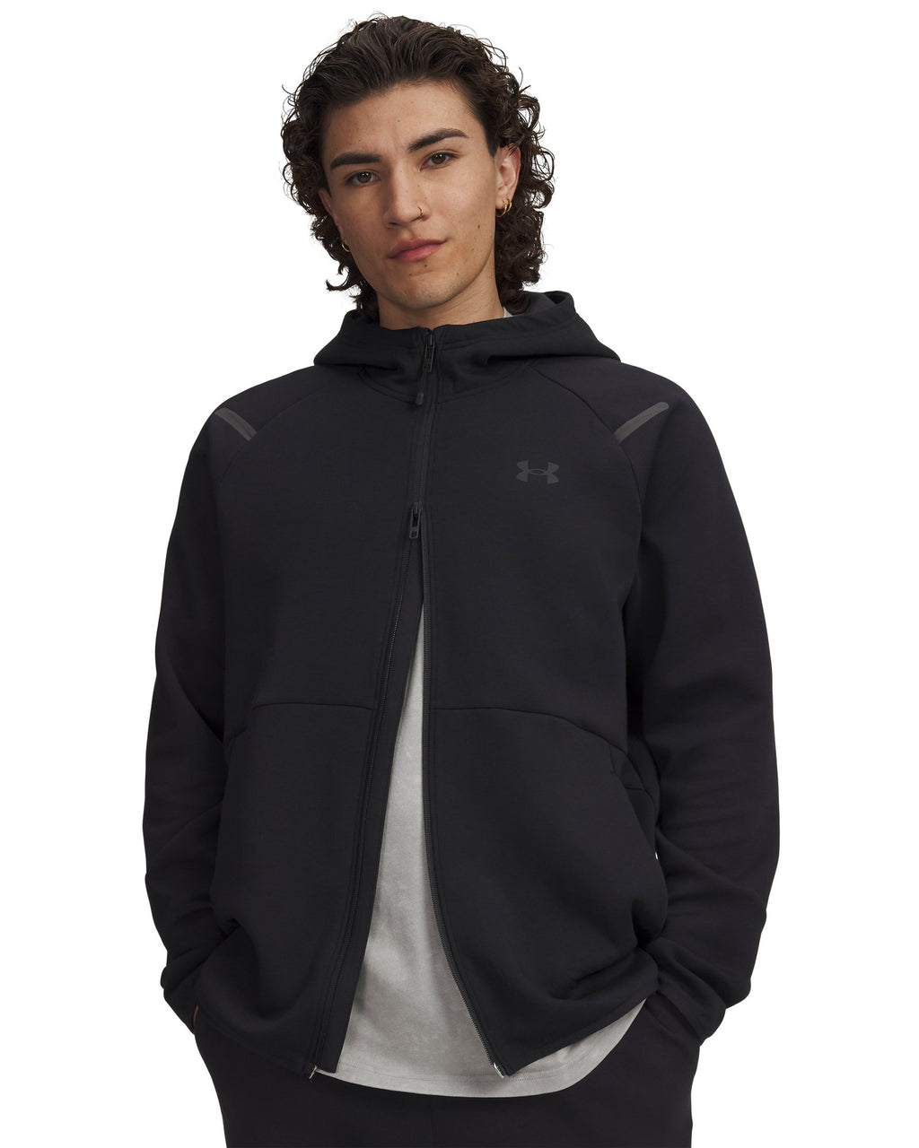 UA Unstoppable Fleece Men's Full-Zip - Black