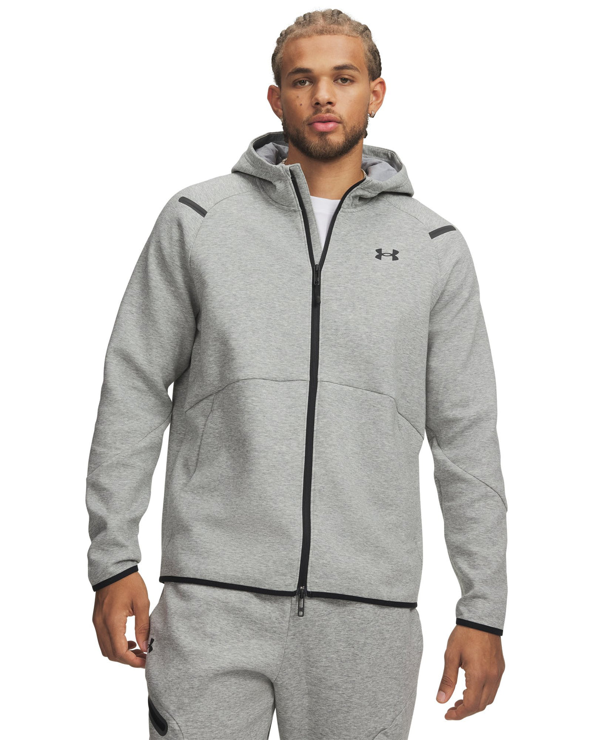 UA Unstoppable Fleece Men's Full-Zip - Gray