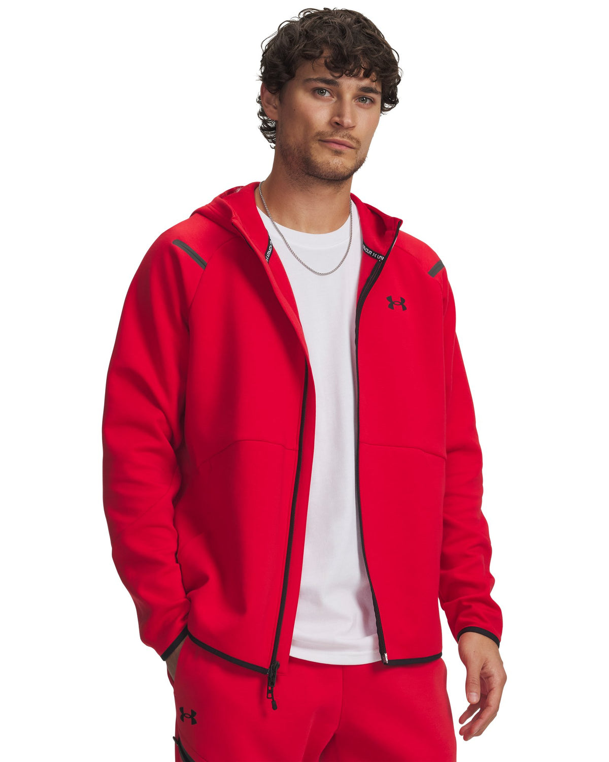 UA Unstoppable Fleece Men's Full-Zip - Red