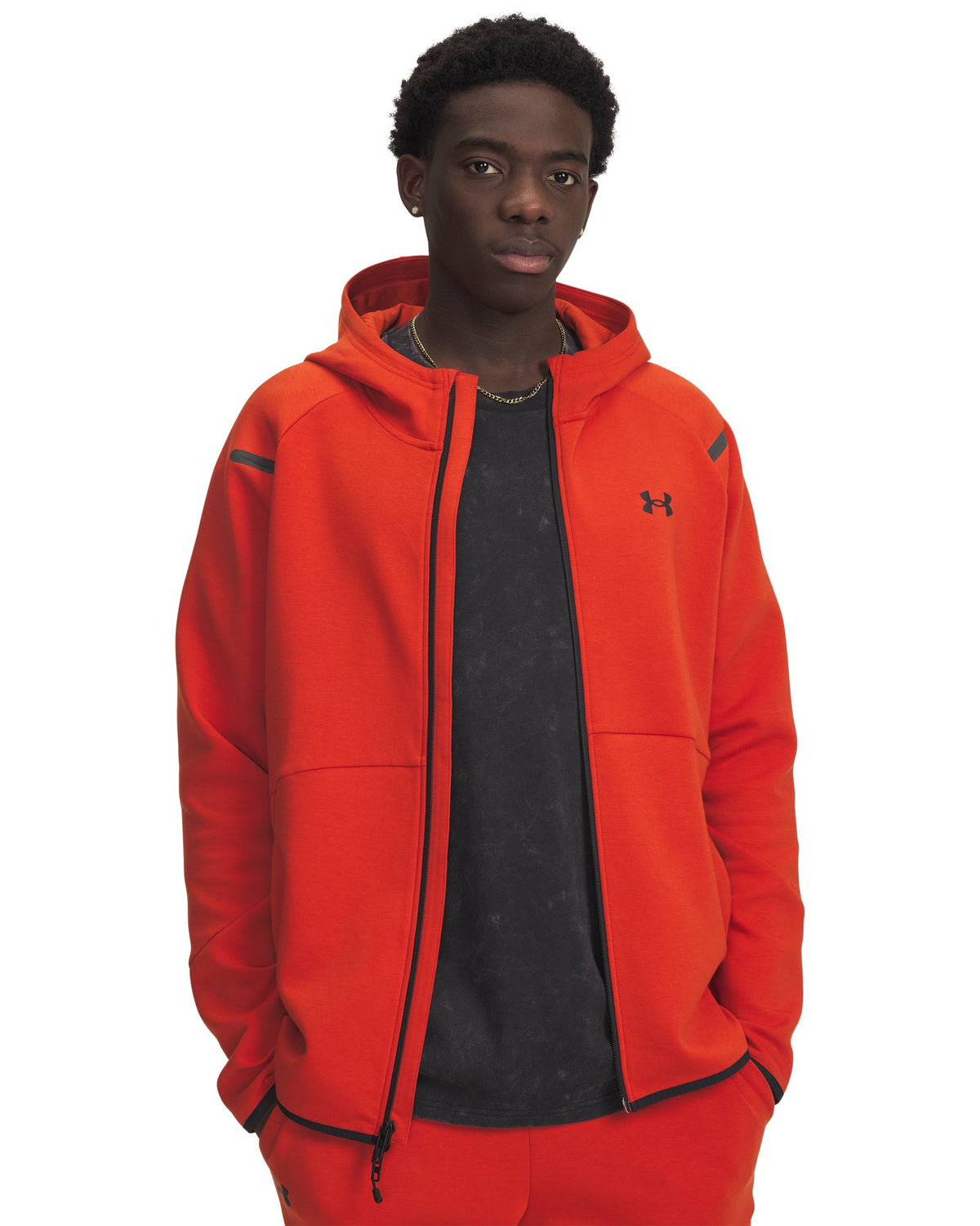 UA Unstoppable Fleece Men's Full-Zip - Orange