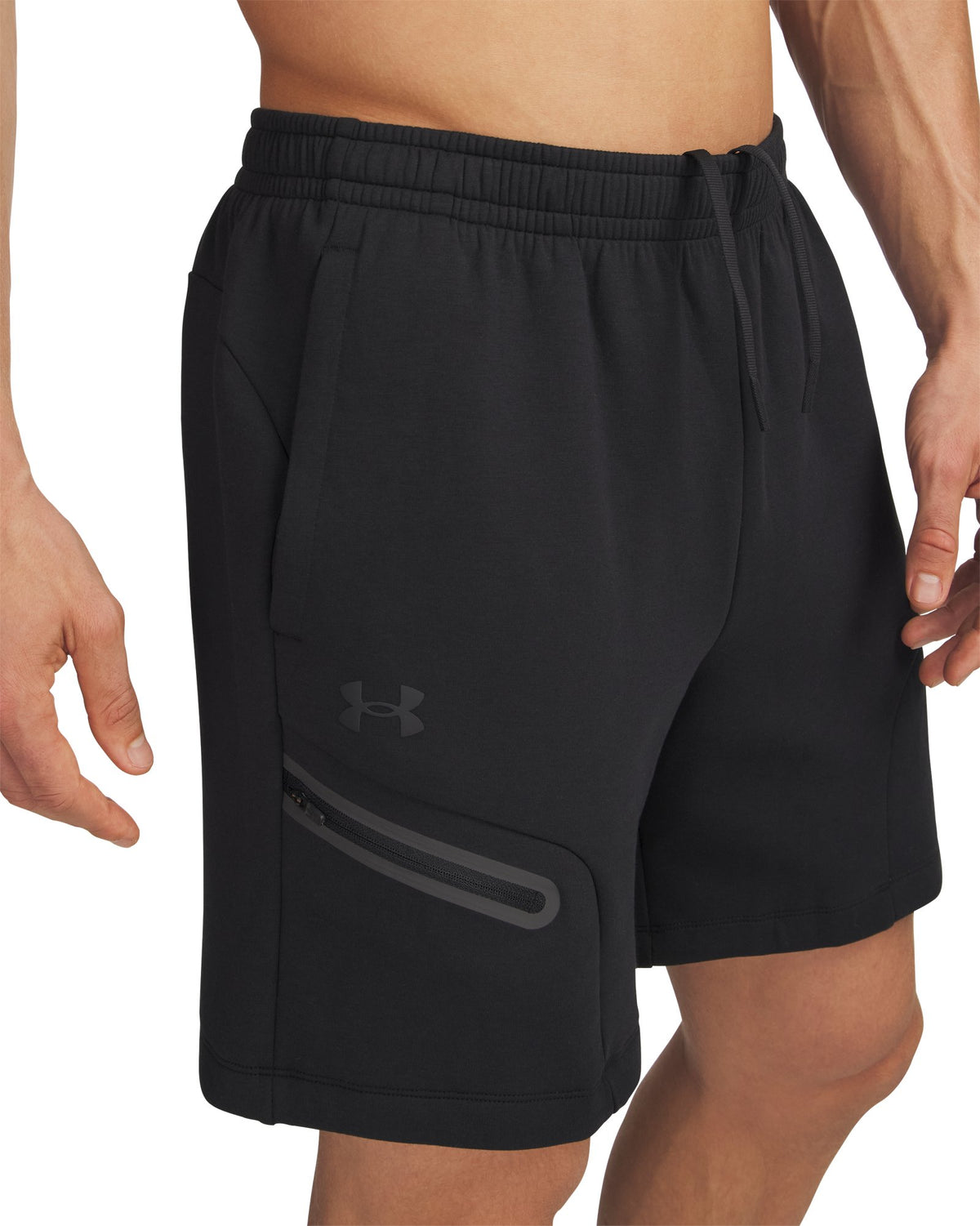 UA Unstoppable Fleece Men's 7" Shorts - Gray