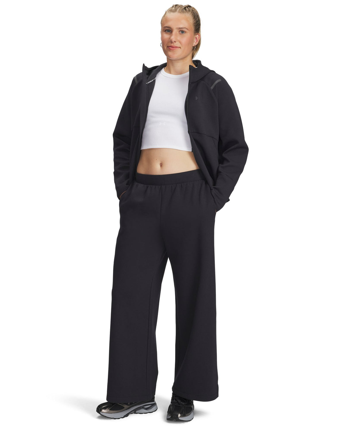 UA Unstoppable Fleece Women's Full-Zip - Black
